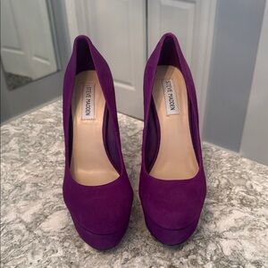 Steve Madden Vibrant Purple Heels